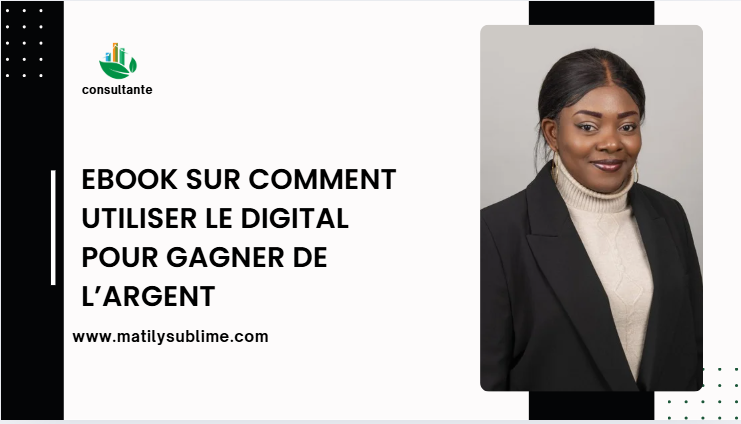EBOOK SUR COMMENT UTILISER LE DIGITAL POUR GAGNER DE L'ARGENT VIA LA COMMERCIALISATION DE SES PRODUITS